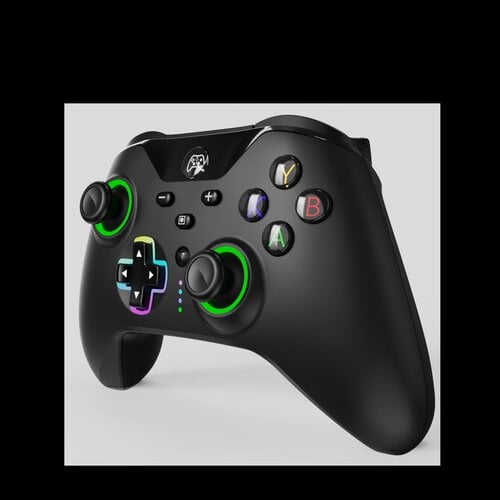 Manette sans fil pour XboX One - avec éclairage LED RGB - Noir