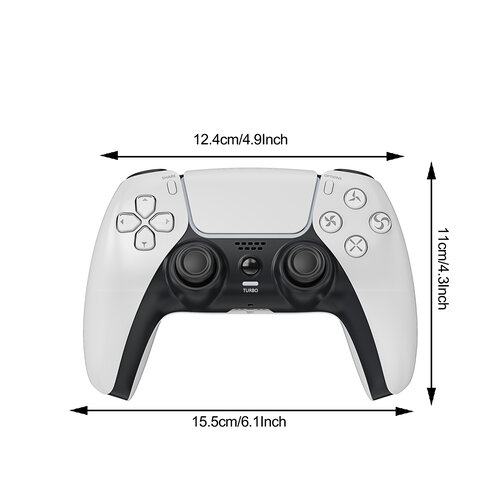 Controller draadloos voor Playstation 4 - Wit