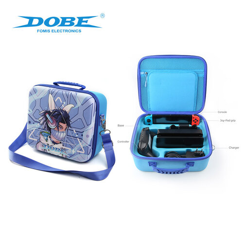 DOBE Storage bag XL for Nintendo Switch / Oled - blue