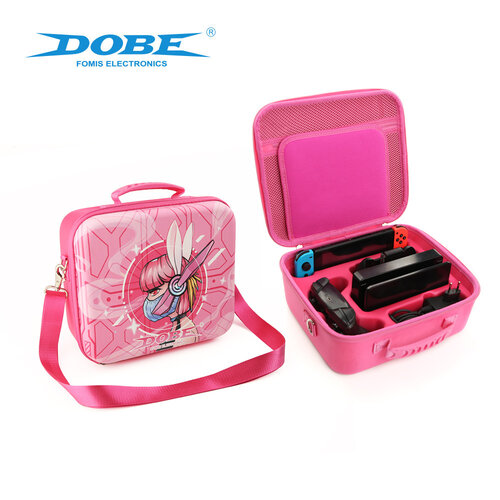 DOBE Storage bag XL for Nintendo Switch / Oled - pink