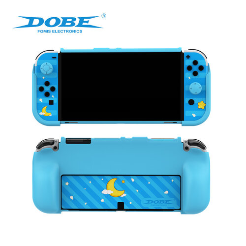 DOBE Bescherm set voor de Nintendo Switch Oled - blauw