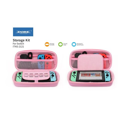 DOBE Tragetasche für Nintendo Switch und Oled-Modell – Pink