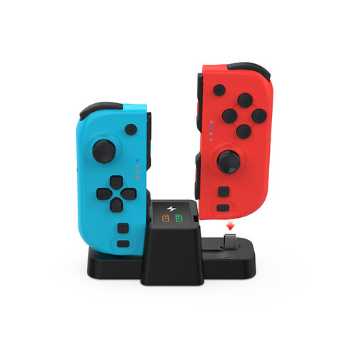 DOBE Station de recharge avec deux Joy-Pads pour Nintendo Switch / Oled