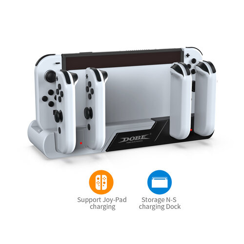 DOBE Ladestation für Nintendo Switch / Oled und Joycons