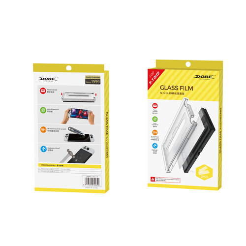 DOBE Set de protection pour Nintendo Switch Oled - transparent