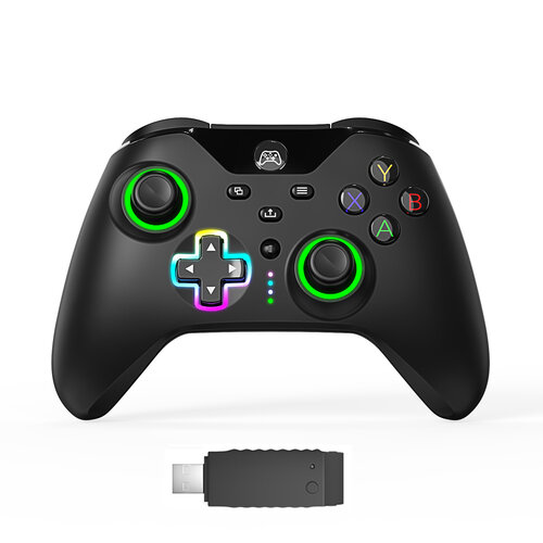 Kabelloser Controller für XboX One – mit RGB-LED-Beleuchtung – Schwarz