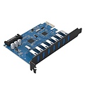 Orico 7 Poorts USB 3.0 PCI Express Kaart (5Gbps) met 7x USB
