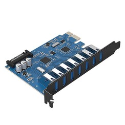 7 Port USB 3.0 PCI Express Card (5 Gbps)