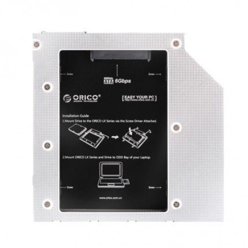 Orico SATA HDD / SSD Caddy for Laptop and Notebook CD / DVD Bay for 9.5mm Optical Bay