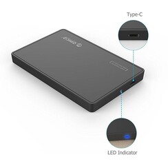 2,5-Zoll-USB 3.0 Typ-C-Festplattengehäuse SATA HDD / SSD