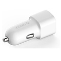 Orico 2 poort USB autolader 12V/24V 3.4A max 17W met Intelligent IC - Wit