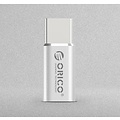 Orico Micro USB to Type-C Converter Adapter - Aluminum Silver