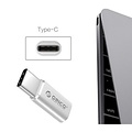 Orico Micro USB to Type-C Converter Adapter - Aluminum Silver