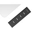 Orico USB 2.0 Hub mit 4 USB-A-Anschlüssen - 20 cm Kabel - mattschwarz