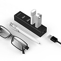 Orico USB 2.0 Hub mit 4 USB-A-Anschlüssen - 20 cm Kabel - mattschwarz