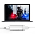 Orico Aluminium SuperSpeed ​​USB 3.0 Gigabit Ethernet Adapter - incl. USB 3.0 Type A à type A câble / C - 10/100 / 1000Mbps - Argent métallisé