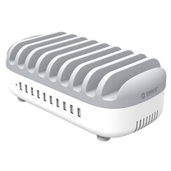 Station d'accueil multi chargeur 120W Station de charge USB 10 ports