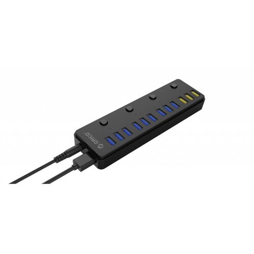 Orico 12 port multi functional USB 3.0 hub with BC 1.2 charging ports
