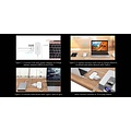 Orico 3-in-1 Type-C hub met USB 3.0 Type-A, Type-C PD en VGA poorten - Power Delivery - IC chip - Kabellengte 30 CM - Zwart