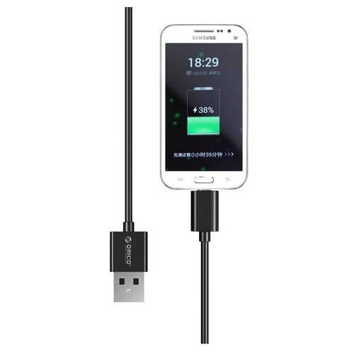 Orico Micro USB oplaadkabel Fast Charge en data kabel - 1 meter zwart