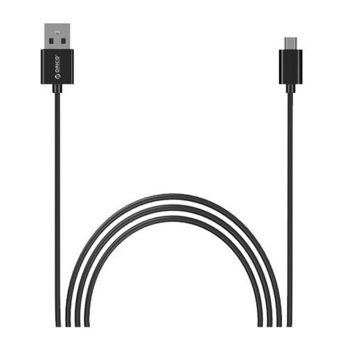 Orico Micro USB oplaadkabel Fast Charge en data kabel - 1 meter zwart