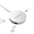 Orico USB Type C to HDMI converter with 1x USB Type C and 1x USB 3.0 hub