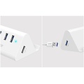 Orico USB3.0 hub / phone and tablet holder - 4x USB - White