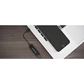 Orico USB3.0 Type-A to Ethernet Gigabit Adapter - 10/100 / 1000Mbps - 13CM Cable - Black