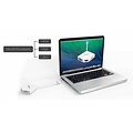Orico Mini Display port to HDMI, DVI and VGA Adapter - 4K - 17 cm - White