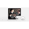 Orico Mini Display port to HDMI, DVI and VGA Adapter - 4K - 17 cm - White