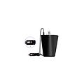 Orico 3 poort USB autolader met pas- en bekerhouder 12V - zwart