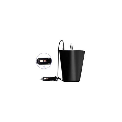 Orico 3 poort USB autolader met pas- en bekerhouder 12V - zwart