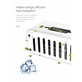 Orico Multipurpose plug socket protector - Smartphone holder - Cable management - Extra safety for Children / Pets - Heat resistant ABS material - White / Gray