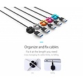 Orico Vijf multifunctionele kabelclips in diverse kleuren - 3M - kabels tot 5mm dik - kabelmanagement