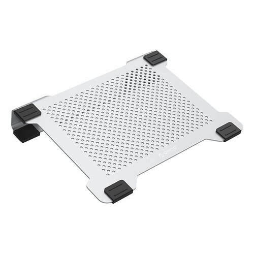 Orico Multifunktionale Aluminium Laptop Ständer / Cooling Pad - Wärmeleitung, Kabelmanagement und ergonomische Haltung - für Notebooks bis 15 Zoll - Mac Style - Silber