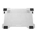 Orico Multifunktionale Aluminium Laptop Ständer / Cooling Pad - Wärmeleitung, Kabelmanagement und ergonomische Haltung - für Notebooks bis 15 Zoll - Mac Style - Silber
