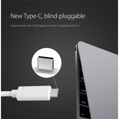 Orico Aluminium Type-C naar HDMI Adapter – 4K Ultra HD – voor MacBook, Mi NoteBook Air, Huawei MateBook en Lenovo YOGA – Mac Style – 15CM Kabel – Grijs