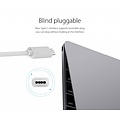 Orico Aluminum hub from Type-C to HDMI, VGA, USB3.0 type-A and USB type-C - Power Delivery - 5Gbps - 15CM Cable - Gray