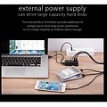 Orico USB3.0 Hub met 4 USB3.0 type-A poorten – 5Gbps – 100CM Datakabel – OTG-Functie - voor Windows, Linux en Mac OS - Zwart
