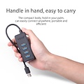 Orico USB3.0 Hub met 4 USB3.0 type-A poorten – 5Gbps – 100CM Datakabel – OTG-Functie - voor Windows, Linux en Mac OS - Zwart
