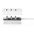 Orico USB3.0 hub met 4 type-A poorten – 5Gbps – 30CM USB3.0 Datakabel – voor Windows, Linux en Mac OS - Wit