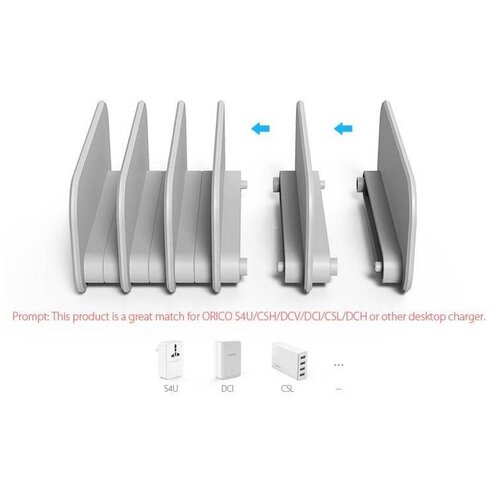 Orico Tablet & Smartphone houder - DIY constructie - ABS+PC materialen - Grijs