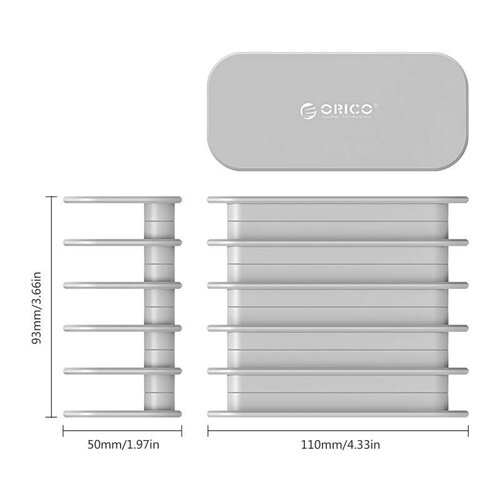 Orico Tablet & Smartphone houder - DIY constructie - ABS+PC materialen - Grijs