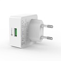 Orico USB thuislader met Quick Charge 2.0 laadpoort - 5V/9V/12V - Max 18W - Intelligente Chip - Wit