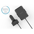 Orico Autolader met 5 USB 3.0 laadpoorten waarvan 1 met Quick Charge 3.0 – Incl. clip om aan de rugleuning te bevestigen – Intelligente Chip – DC12-24V – 52W – zwart