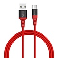 Orico 1 meter USB Type-C data- en oplaadkabel - 2.4A - Rood