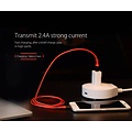 Orico 1 meter USB Type-C data- en oplaadkabel - 2.4A - Rood