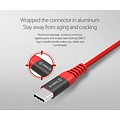 Orico 1 meter USB Type-C data- en oplaadkabel - 2.4A - Rood