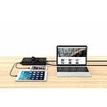 Orico USB power strip with four sockets and five USB charging ports - 4000W - Incl. on / off switch - Black
