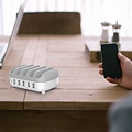 Orico Multi charger docking station 40W 5 Port USB charging station - White